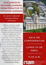 Challenges in Machine Learning, from Proactive to Transfer Learning Challenges in Machine Learning, from Proactive to Transfer Learning